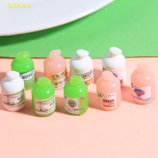 [cxSZDOLL] โมเดลขวดเจลล้างมือจําลอง ขนาดเล็ก สําหรับตกแต่งบ้านตุ๊กตา 10 ชิ้น