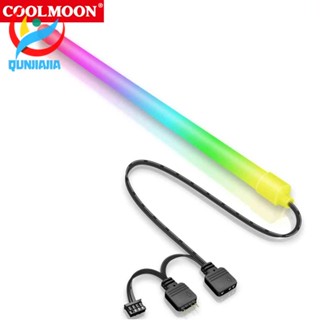 Coolmoon Y360 แถบไฟ LED ARGB PC 3PINx2+4PIN 5V สําหรับคอมพิวเตอร์