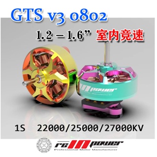 Rcinpower GTS V3 0802 1S มอเตอร์ไมโครไร้แปรงถ่าน 22000KV 25000KV 27000KV เส้นผ่านศูนย์กลางเพลา 1.0 มม. สําหรับโดรน FPV ในร่ม