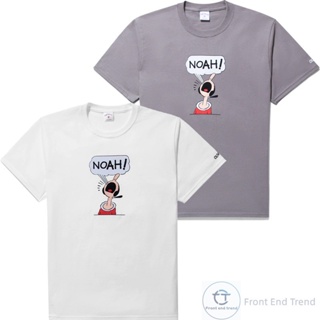 เสื้อยืดแขนสั้นลําลอง พิมพ์ลายตัวอักษร Noah Popeye Olive Oy Popeye แฟชั่นคู่รัก_02