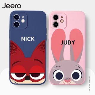 Jeero เคสคู่ เคสไอโฟน คู่รัก กันกระแทกซิลิโคนนุ่มการ์ตูนตลก เคสโทรศัพท์ Compatible for iPhone 15 14 13 12 11 Pro Max SE 2020 X XR XS 8 7 6 6S Plus พลัส HFE1853