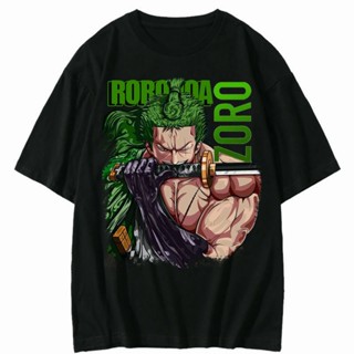 ❀One Piece ร่วมแขนสั้น Sauron overlord สีครอบงำ Yama พิมพ์เสื้อยืดผ้าฝ้ายแท้