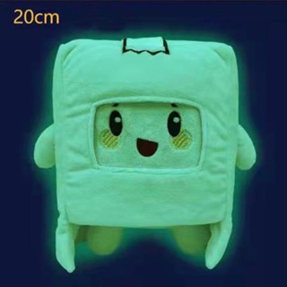 ตุ๊กตายัดนุ่น Lankybox Boxy Glow In the Dark Cyborg เรืองแสงในที่มืด ของขวัญวันเกิด วันวาเลนไทน์