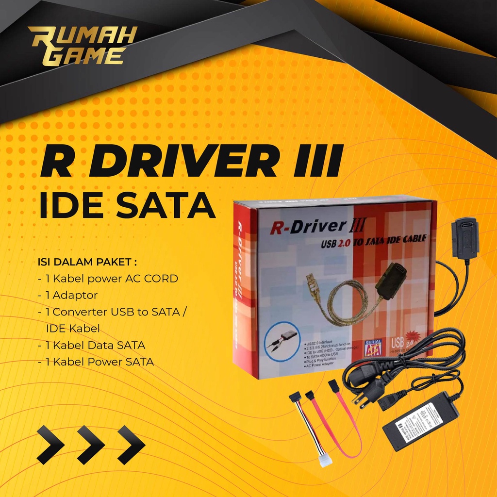 ตัวแปลง Usb เป็น Sata Ide Driver Ide Sata Hdd 3.5 สาย