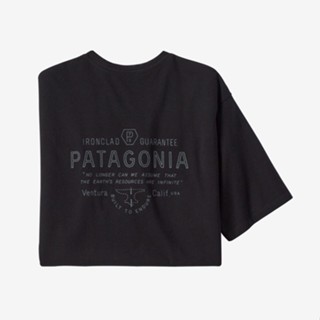 🔥 เสื้อยืดแขนสั้นลําลอง พิมพ์ลายโลโก้ Patagonia Patagonia แฟชั่นฤดูร้อน สําหรับผู้ชาย และผู้หญิง 37572 🔥