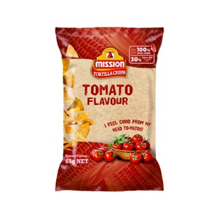 มิชชั่นชิปส์รสมะเขือเทศ MISSION 65 กรัมTOMATO TORTILLA CHIPS65G