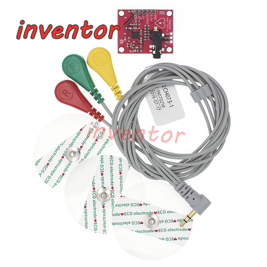 AD8232 Ecg โมดูล AD8232 ecg วัด pulse heart ECG การตรวจสอบโมดูลโมดูล Diy