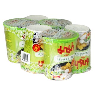 มาม่าคัพเส้นหมี่น้ำใส CUP 50 กรัมX6MAMARICE VERMICELLI 50GX6