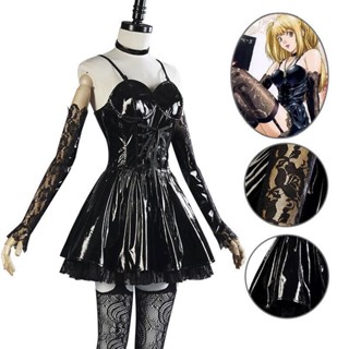 ชุดเดรสคอสเพลย์ คอสเพลย์ Misa Amane เซ็กซี่ สําหรับผู้หญิง