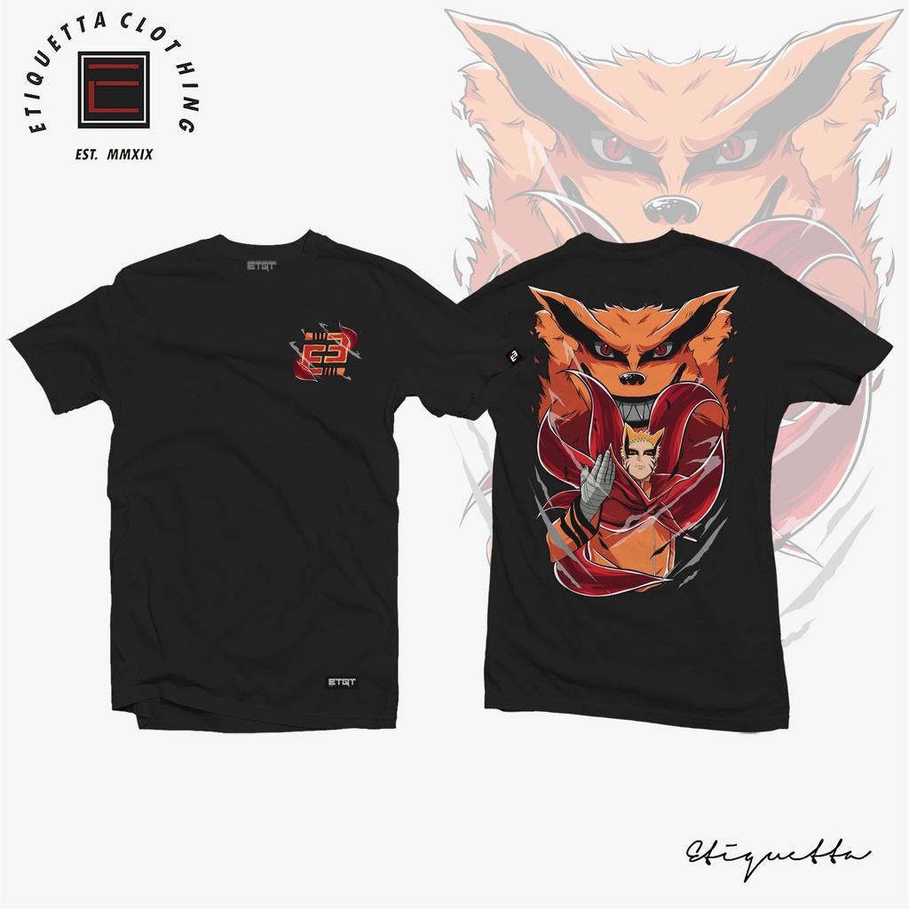 [S-5XL]#ถูกสุด Anime Shirt - ETQTCo. - Naruto - Naruto Baryon Mode v3