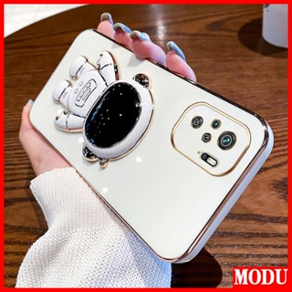 Modu เคสโทรศัพท์มือถือ TPU แบบนิ่ม ลายนักบินอวกาศ ชุบไฟฟ้า สําหรับ Redmi Note 12 Pro 11S 11 12 Pro Plus 12C 12S Xiaomi POCO X5 Pro