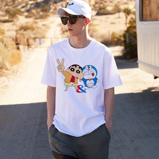 @#$ Mens T-shirt Crayon Shinchan - Doraemon Animation, Cartoon Short Sleeve Top for men_12