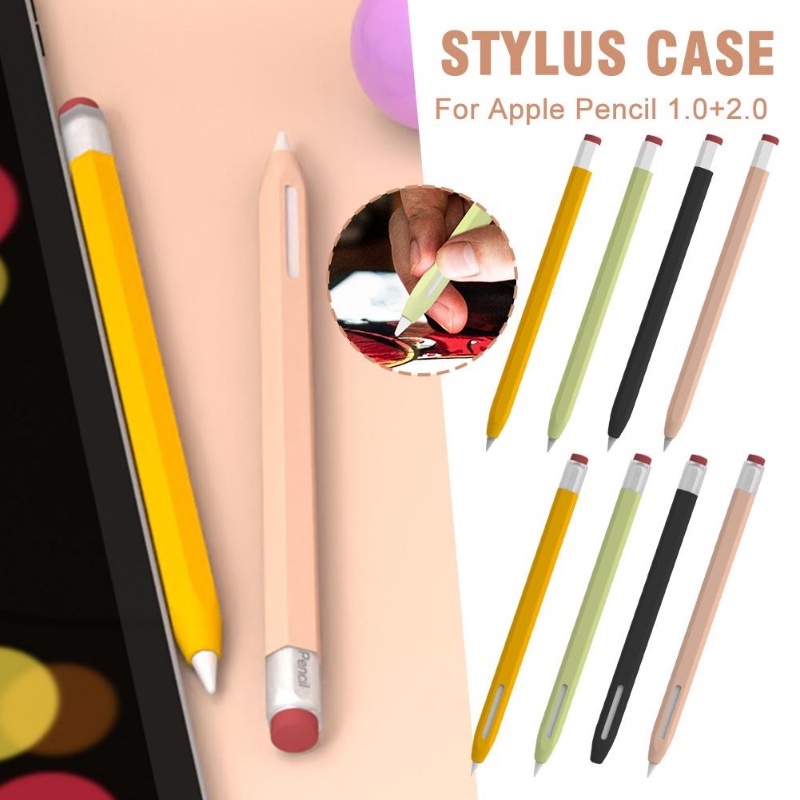 เคสรวมทุกอย ่ างสําหรับ Apple Pencil Gen 2 1 ProCover ซิลิโคนอ ่ อนนุ ่ ม Touch ปากกาสไตลัสผิวฝาครอบป ้ องกัน