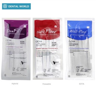 【พร้อมส่ง】Denfil อุปกรณ์ทันตกรรมเรซิ่น EDTA ไหลได้