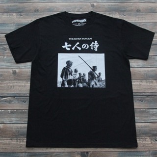 เสื้อยืดผ้าฝ้าย พิมพ์ลาย The Seven samurai Shichin no samurai Rashomon Throne of Blood Akira Kurosawa ET56WRE23948 สําหร