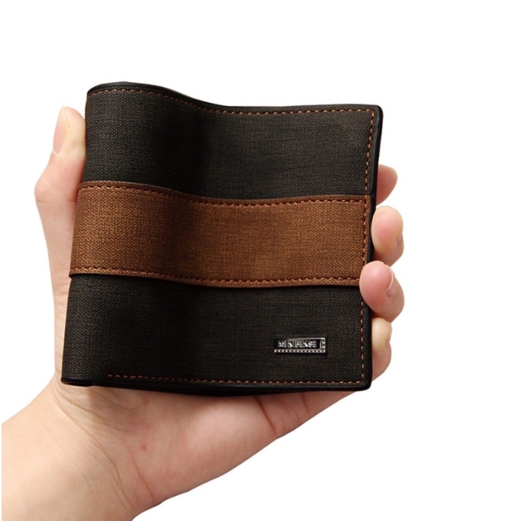 🌸 กระเป๋าสตางค์ ผู้ชาย ใบสั้น กระเป๋าหนัง งานพรีเมี่ยม ใส่บัตรได้หลายใบ 🌸 - รูปที่ 6