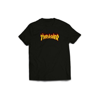 เสื้อยืด พิมพ์ลาย THRASHER MIfalc21IBhgoc99 คุณภาพสูง สไตล์คลาสสิก ไม่ซ้ําใคร สําหรับผู้ชาย