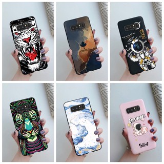 เคสโทรศัพท์มือถือแบบนิ่ม ลายลูกกวาด สีดํา แฟชั่นหรูหรา สําหรับ Samsung Galaxy Note 8 Note 9 Note8 Note9 SM-N950F SM-N960F