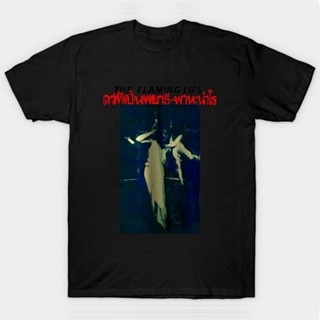 ใหม่ เสื้อยืดลําลอง แขนสั้น พิมพ์ลาย 80S Flaming Lips Thai Sonic Youth Band สไตล์วินเทจ