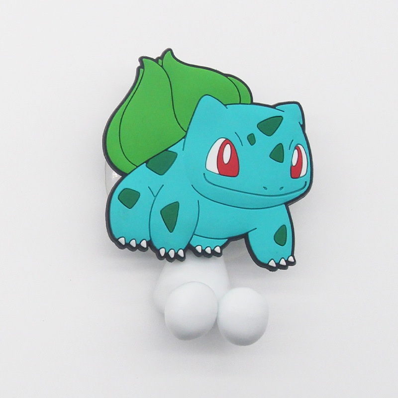 ชั้นวางแปรงสีฟันไฟฟ้า ลายการ์ตูนปิกาจู แบบไม่ต้องเจาะรู - รูปที่ 6