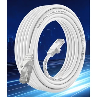 (มีส่งด่วน) GLINK LAN CABLE GLINK-06 สีขาว CAT6 สายแลน ความยาว 1/2/3/5/10/15/20 เมตร รับประกัน 1 ปี