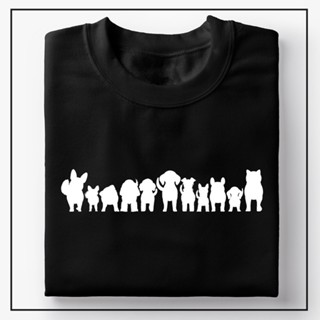 SMALL DOGS WAITING T-Shirt Men Women Statement Design Tee Shirt Minimalist_02