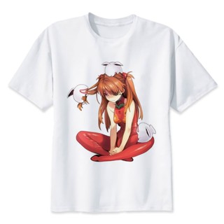 Evangelion เสื้อผ้าแฟชั่นผู้ชาย [พร้อมส่ง ของถึงไทยแล้ว]man tee tshirt เสื้อยืดลายทาง