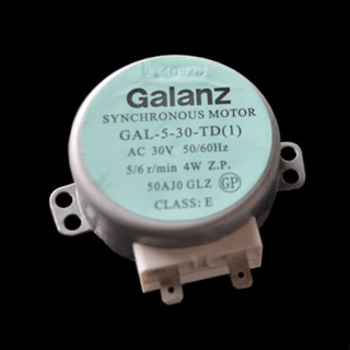 Qsjzhy มอเตอร์ซิงโครนัส GAL-5-30-TD 30V 4W อุปกรณ์เสริม สําหรับไมโครเวฟ GALANZ