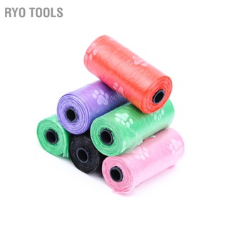 Ryo Tools ถุงเซ่อม้วนเครื่องจ่ายขยะพลาสติกกันน้ำรั่วทำความสะอาดง่าย