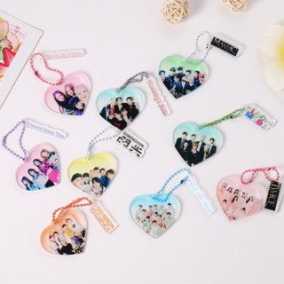Kpop Bangtan Boys black pink Aespa Enhypen Txt Straykids Twice NCT Gradient Chain Keychains Pendant Jisoo Jennie Rose Lisa Blink comeback BP