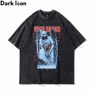 เสื้อยืดแขนสั้น พิมพ์ลาย Dark Icon สไตล์ฮิปฮอป ฮาราจูกุ แฟชั่นฤดูร้อน สําหรับผู้ชาย 2022_04