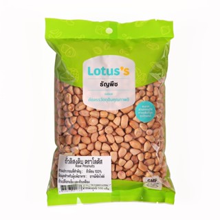 โลตัสถั่วลิสงดิบ PEANUTS 500ก.LOTUSS RAW500G