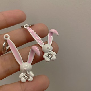 Little Rabbit Darling Cute Rabbit Earrings Girls New Strange Earrings Cute Fashion Western Style Ear Ring Small Animal Jewelry Women