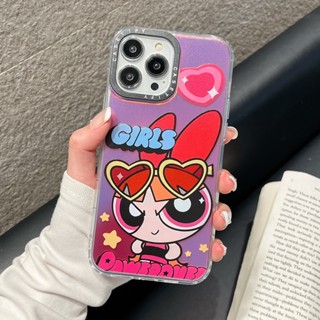 【The Powerpuff Girls】casetify ฟิล์มอะคริลิค กันหล่น หลากสี สําหรับ iPhone 14 Pro Max 13 12 Pro Max XR X XS Max 13 11 Promax 14plus 14Pro