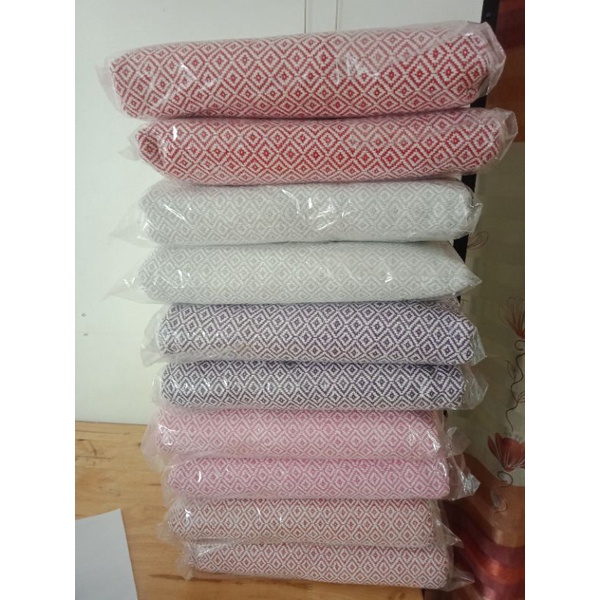 ผ้าห่มทอมือ10ผืน คละสี ขนาด210*105ซม.ของรับไหว้งานแต่ง ของชำร่วย