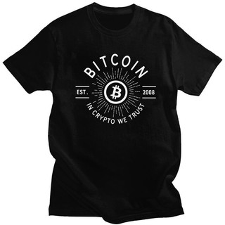 Vintage Bitcoin Retro In Crypto We Trust Tshirt For Men Short Sleeved Unique Blockchain for men_05