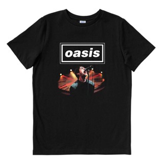 2023เสื้อยืดผ้าฝ้าย Oasis - ไลฟ์สด เลียม | เสื้อยืด พิมพ์ลายวงดนตรี | เพลงเมอร์ช | Unisex | เพลงเมอร์ช | Gallagher | Bri