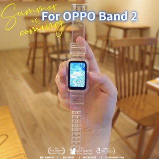 [จํากัดธารน้ําแข็ง] สายนาฬิกาข้อมือ สําหรับ OPPO Band 2/OPPO Smart band 2