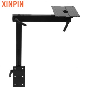 Xinpin Adjustable Table Legs Black Heavy Duty Removable 360° Rotation Oxidized Surface Lightweight for RV Yachts