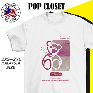 POPULAR TEDDY BEAR TSHIRT WOMEN MEN BAJU PEREMPUAN LELAKI KOREAN STREETWEAR GRAPHIC T-SHIRT COTTON OVERSIZE COUPLE _02