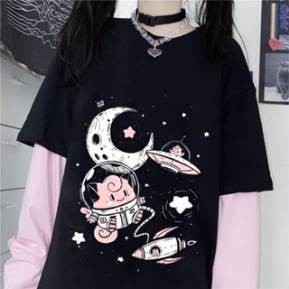 Pokémon Pippi Cute Pink Printed O-neck T-shirt Loose Oversized Casual Japanese Top Women Shirt Spot_07