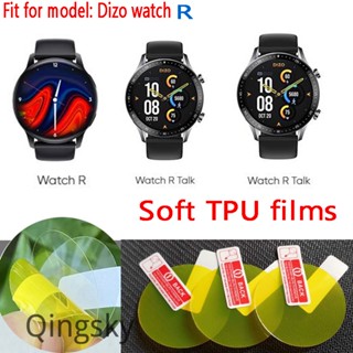 Realme Techlife Dizo Watch R Talk Go ฟิล์มป้องกันสมาร์ทวอทช์ ป้องกันหน้าจอ TPU นิ่ม ใส นาฬิกา สติกเกอร์ ฟิล์ม