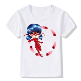 Funny Girl Boy Magical Girl Cartoon Cute Printed T-shirt 2-14 Year  Boy Clothes Kawaii Boy Girl Clothes Boy T-Shirt_03