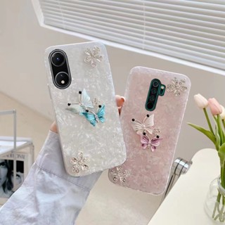 เคสโทรศัพท์ลายผีเสื้อ OPPO A98 A78 A94 A77 5G A53 A5 A9 A31 2020 F11 F21 Pro 5G F9 Pro Reno 7 Lite 8 Lite 2 2F