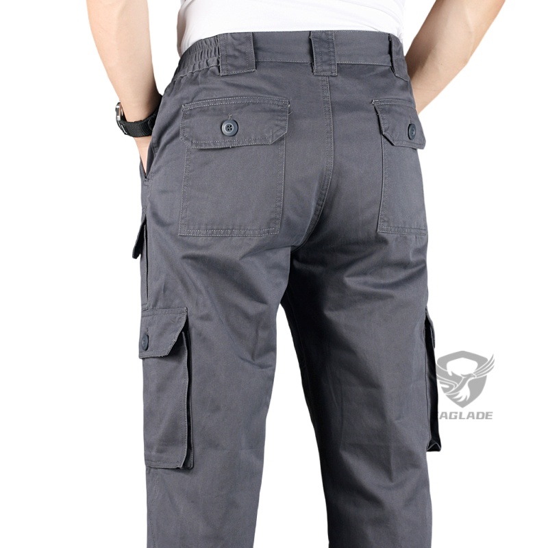 EAGBLADE กางเกงคาร์โก้ยุทธวิธีสีกากีสําหรับผู้ชาย DY-215M-4XL - รูปที่ 4