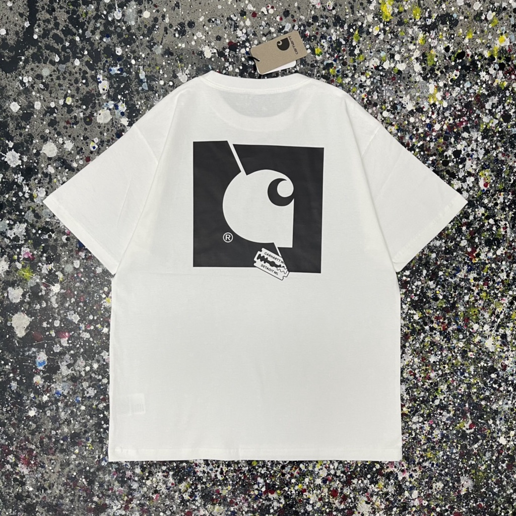 พร้อมส่ง เสื้อยืดแขนสั้น พิมพ์ลายโลโก้ แฟชั่น AMERICAN คุณภาพสูง