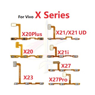 แพรปุ่มสวิตปิดเปิด ปุ่มเปิดปิด ปุ่มเปิดเสียง สําหรับ VIVO X20 X21 Plus UD X21A X23 X27 Pro