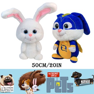 ตุ๊กตากระต่าย สโนว์บอล The Secret Life Of Pets ขนาด 20 นิ้ว 50 ซม. ของขวัญคริสต์มาส สําหรับเด็ก