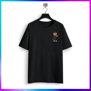 Triple A Oversized tee cotton bear lapel polo shirt round short-sleeved T-shirt FASION TEE TSHIRT fasion_07