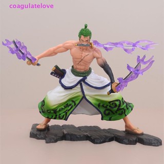 Coagulatelove โมเดลฟิกเกอร์ PVC รูปการ์ตูนอนิเมะ One Piece GK Roronoa Zoro ขนาด 20 ซม. สําหรับเก็บสะสม [ขายดี]